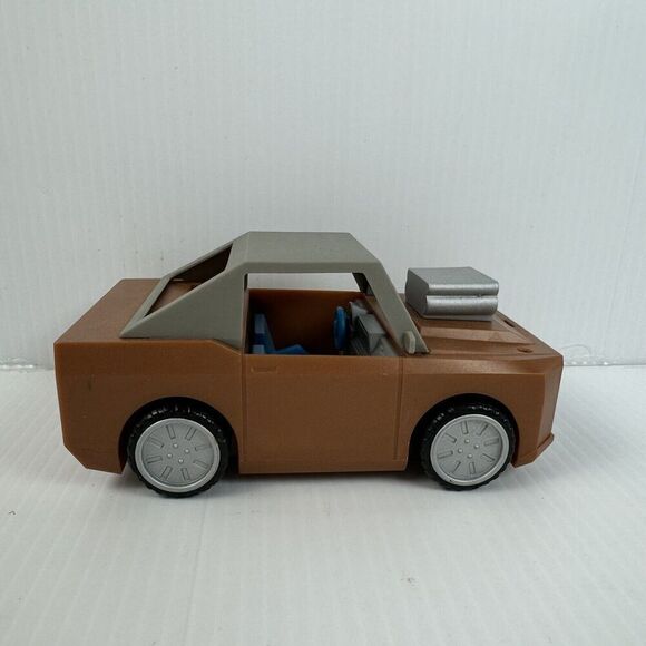Roblox Plastic Brown Toy Car Gray Hardtop Muscle Car - Picture 4 of 11